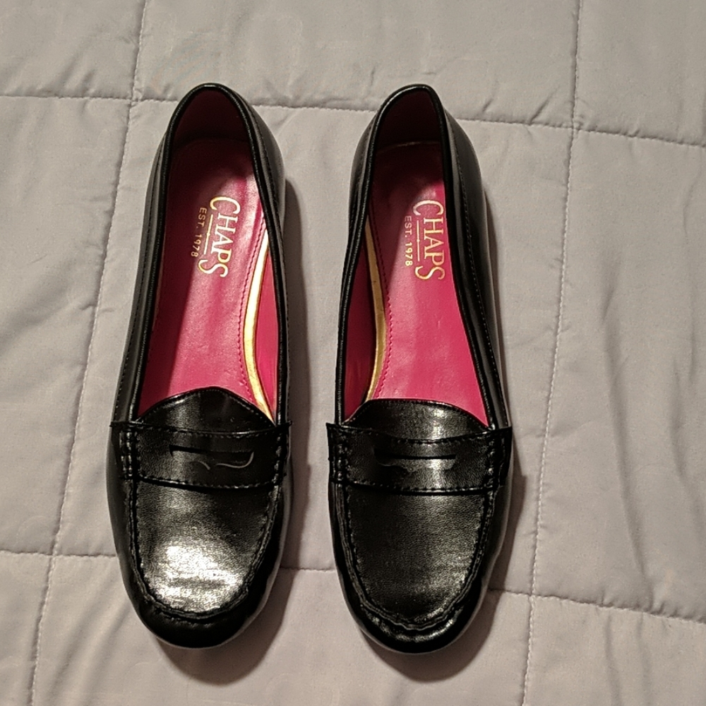 Brand New Chaps Black Loafers